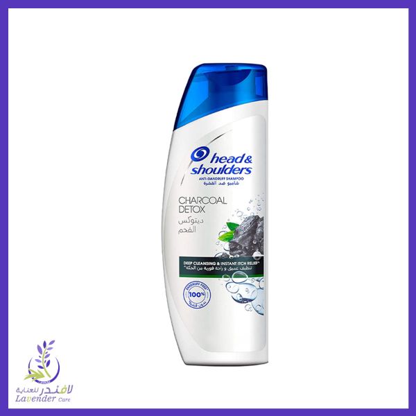 صورة كرتون شامبو شولدرز 390 مل ديتوكس الفحم 24 حبه