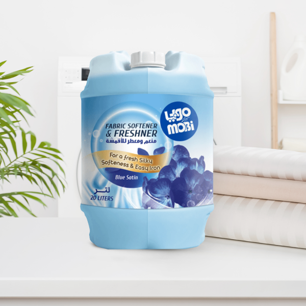 صورة حبه موبي ملابس 20 لتر ازرق 1 حبه