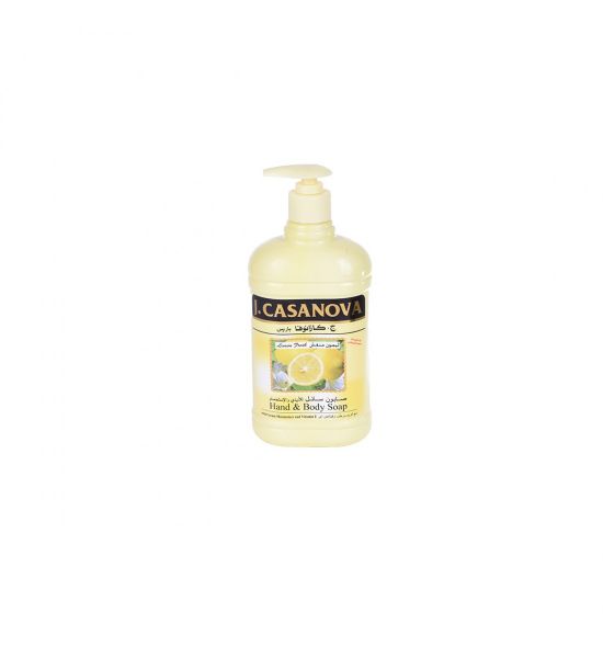 صورة كرتون صابون يد كازانوفا 250ملي ليمون 12 حبه