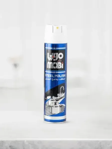 صورة كرتون ملمع استيل موبي 300مل 48 حبه