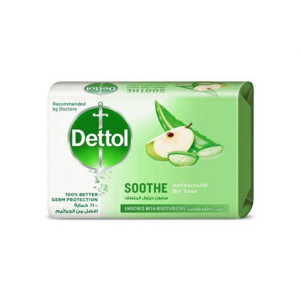 صورة كرتون صابون ديتول قالب 120ج اخضر 72 حبه