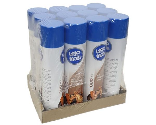 صورة كرتون موبي معطر جو بخاخ عود 300مل 48 حبه