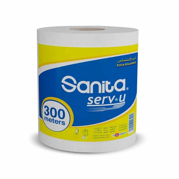 صورة كرتون مناديل رول سانيتا 300م*6ش 6 حبه