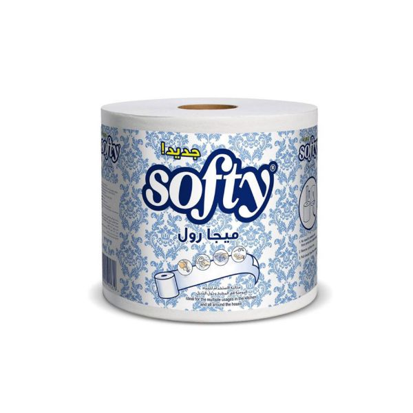 صورة شد مناديل رول سوفتي 300متر 6 حبه
