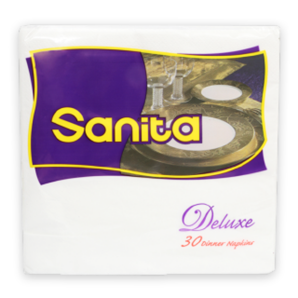 صورة كرتون منديل سفرة سانيتا 32×33 سم 30 منديل وسط 36 حبه