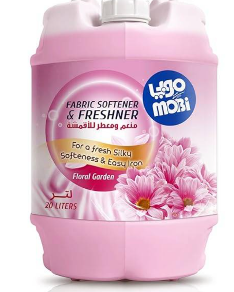 صورة حبة موبي منعم ملابس 20 لتر وردي