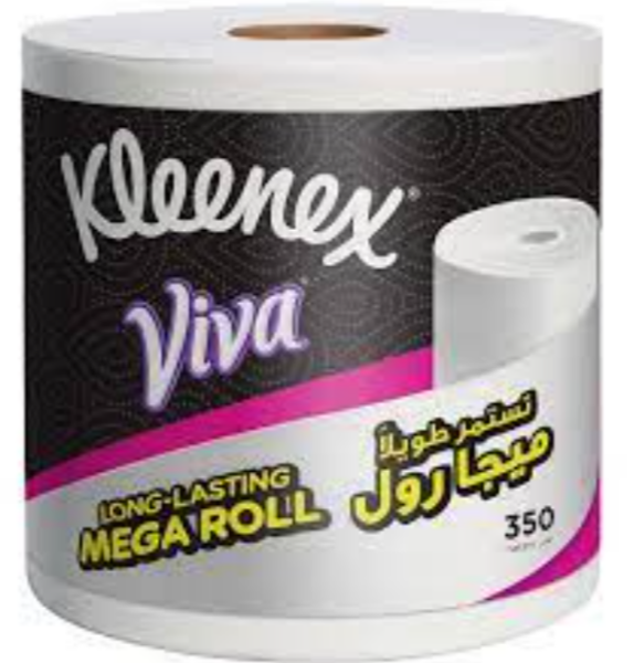 صورة شوال مناديل  كلينكس ماكسي رول فيفا 350 متر 6 حبه