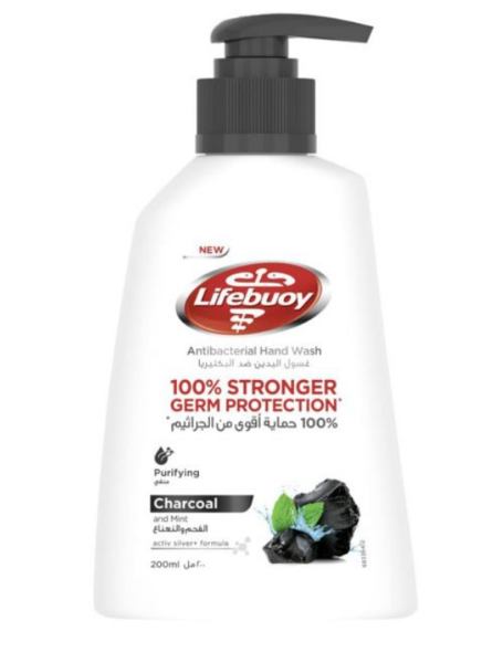 صورة كرتون لايف بوي يد 200ملي سعودي فحم ونعناع 12 حبه