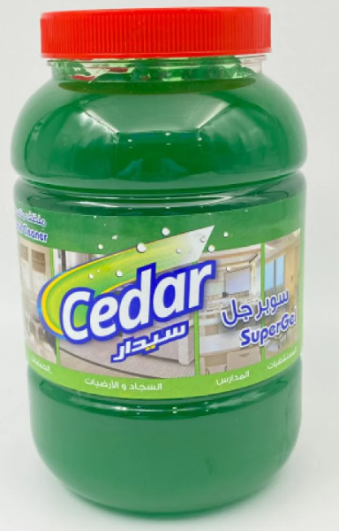 صورة كرتون سيدار سوبر جل اخضر 3كيلو 4 حبه