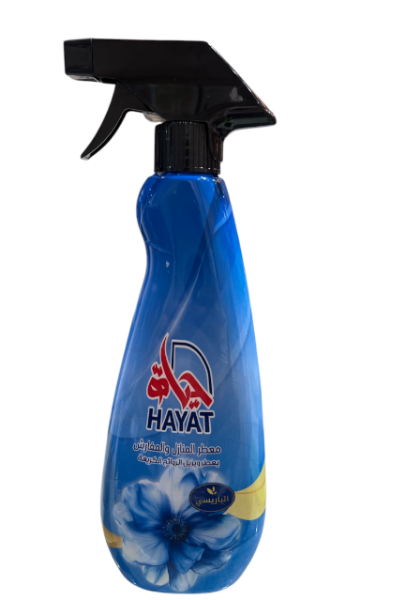 صورة كرتون معطر بخاخ المنازل والمفارش حياة 450 مل ازرق 12 حبه