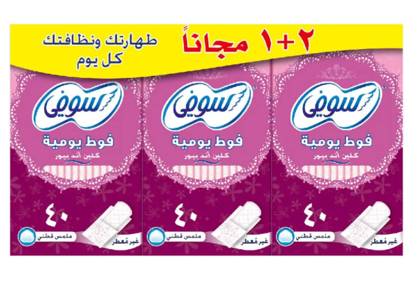 صورة كرتون سوفي 120حبة وردي 58312 منعش 4 حبه