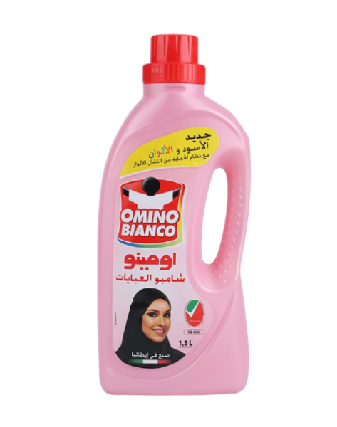 صورة كرتون شامبو اومينو عبايه 1.500لتر وردي 12 حبه