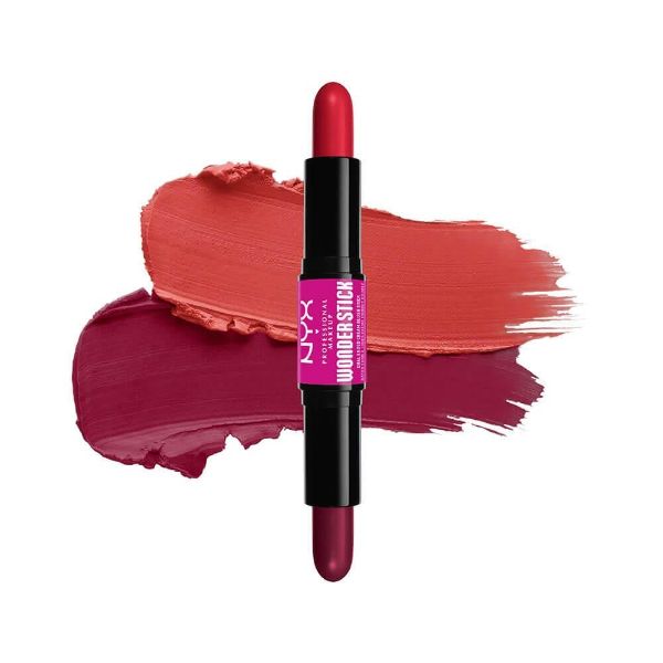 صورة ان واي اكس أحمر خدود وندر ستيك WSB05 عنبر مشرق + فوشيا - 4 جم