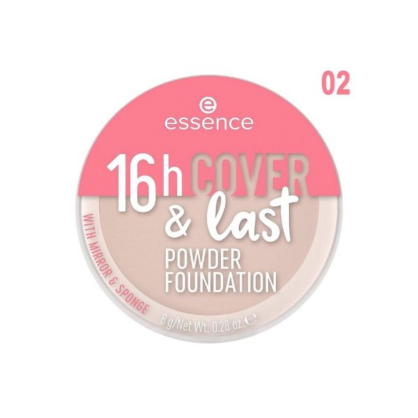 صورة ايسنس بودرة أساس 16 ساعة كوفر اند لاست لون 02 شامبانيا - 8 جم