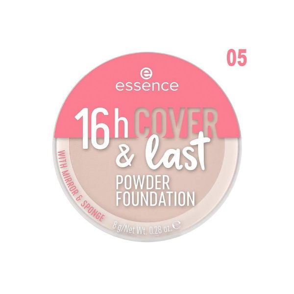 صورة ايسنس بودرة أساس 16 ساعة كوفر اند لاست لون 05 كلاسيك فانيلا - 8 جم