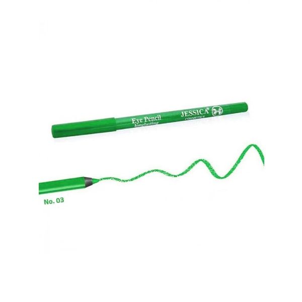 صورة جيسيكا قلم عيون ضد الماء رقم 03 هوت جرين