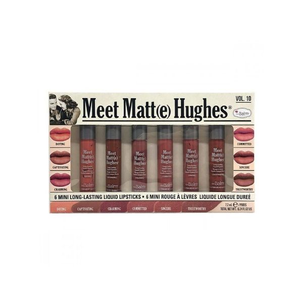 صورة ذا بالم مجموعة احمر شفاه سائل VOL.10 ميت مات (اي) هيوز - 6 قطع