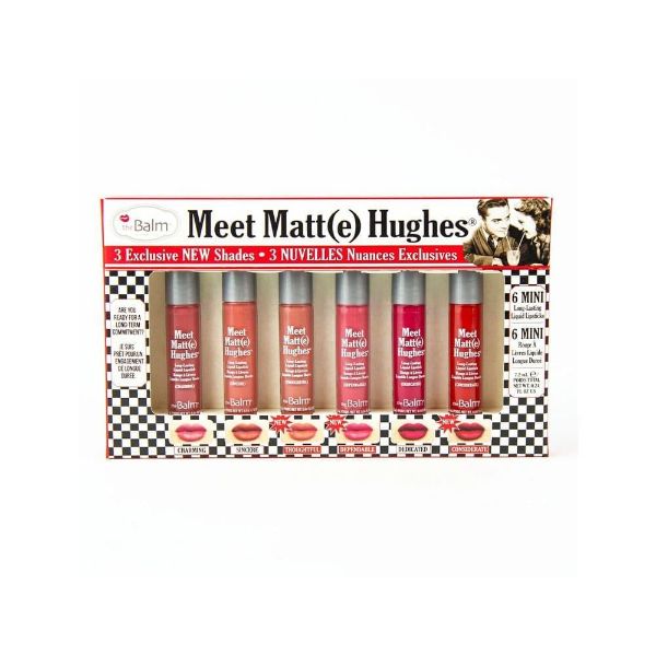 صورة ذا بالم مجموعة احمر شفاه سائل VOL.14 ميت مات (اي) هيوز - 6 قطع