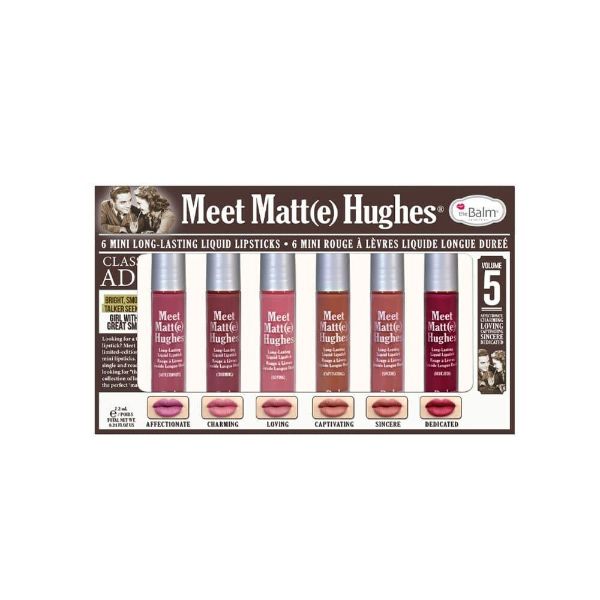 صورة ذا بالم ميت مات هيوز احمر شفاه سائل Vol. 5 طقم 6 حبة