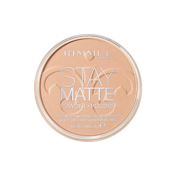 صورة ريميل لندن بودرة مضغوطة ستاي مات 005 سيلكي بيج - 14 جم