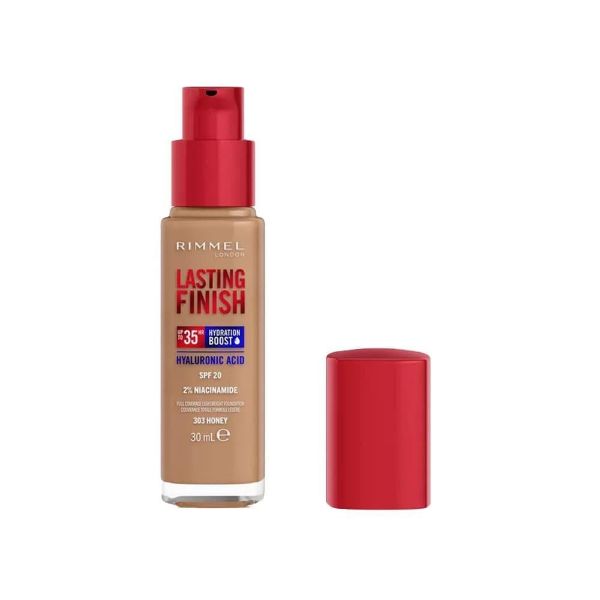 صورة ريميل لندن كريم اساس لاستنك فنش رقم 303 هوني - 30 مل