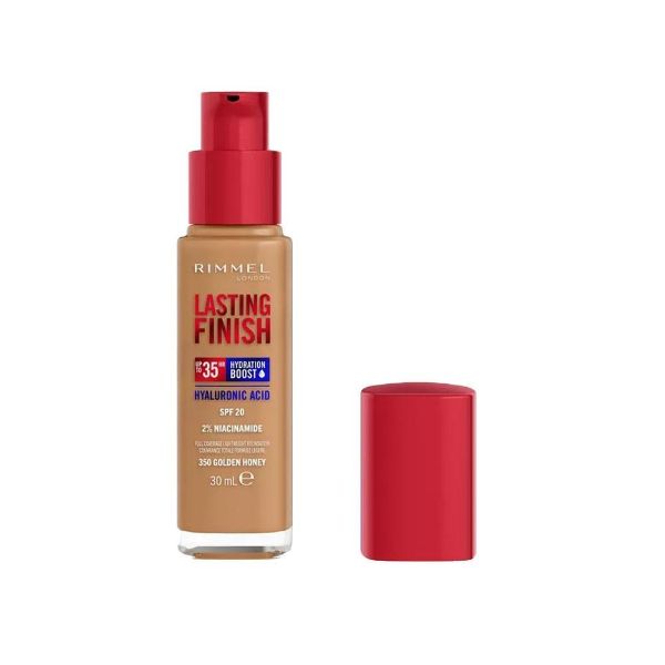 صورة ريميل لندن كريم اساس لاستنك فنش رقم 350 جولدن هوني - 30 مل