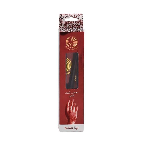 صورة زينة بيوتي معجون الحناء للنقش بني 70 جرام