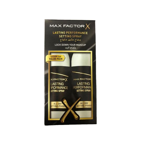 صورة ماكس فاكتور لاستنج برفورمانس بخاخ مثبت مكياج عبوة اقتصادية 2 قطعة